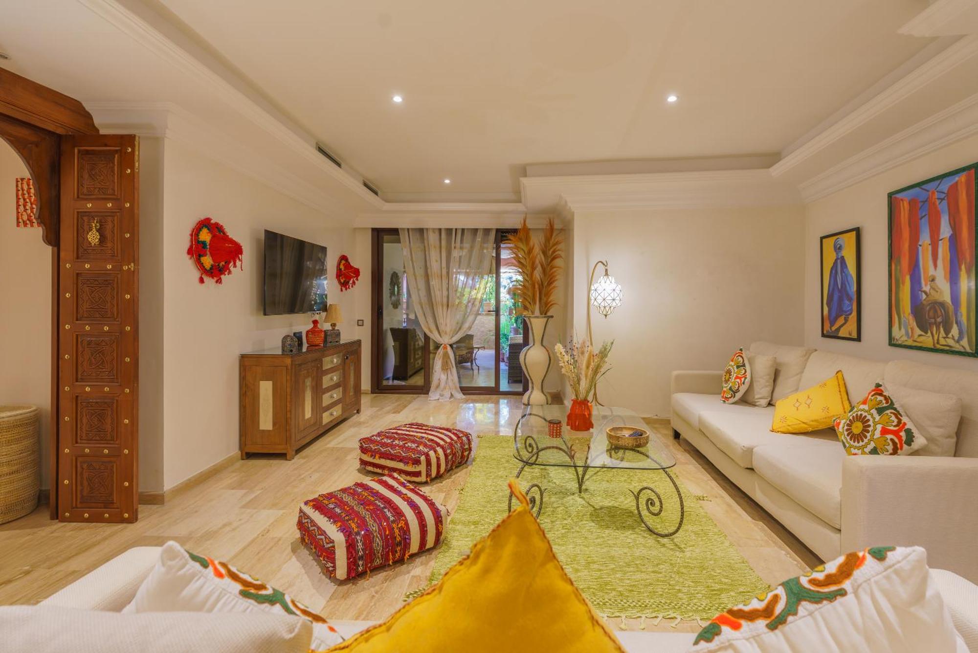 Apartamento Luxueux 138 M2 Avec Piscine Marrakesh Exterior foto